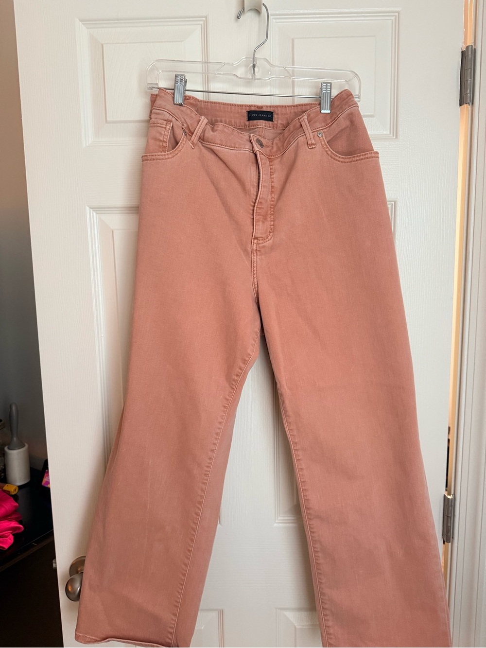 Silver Jeans Dusty Rose Straight-Leg Women’s Jeans 22W
